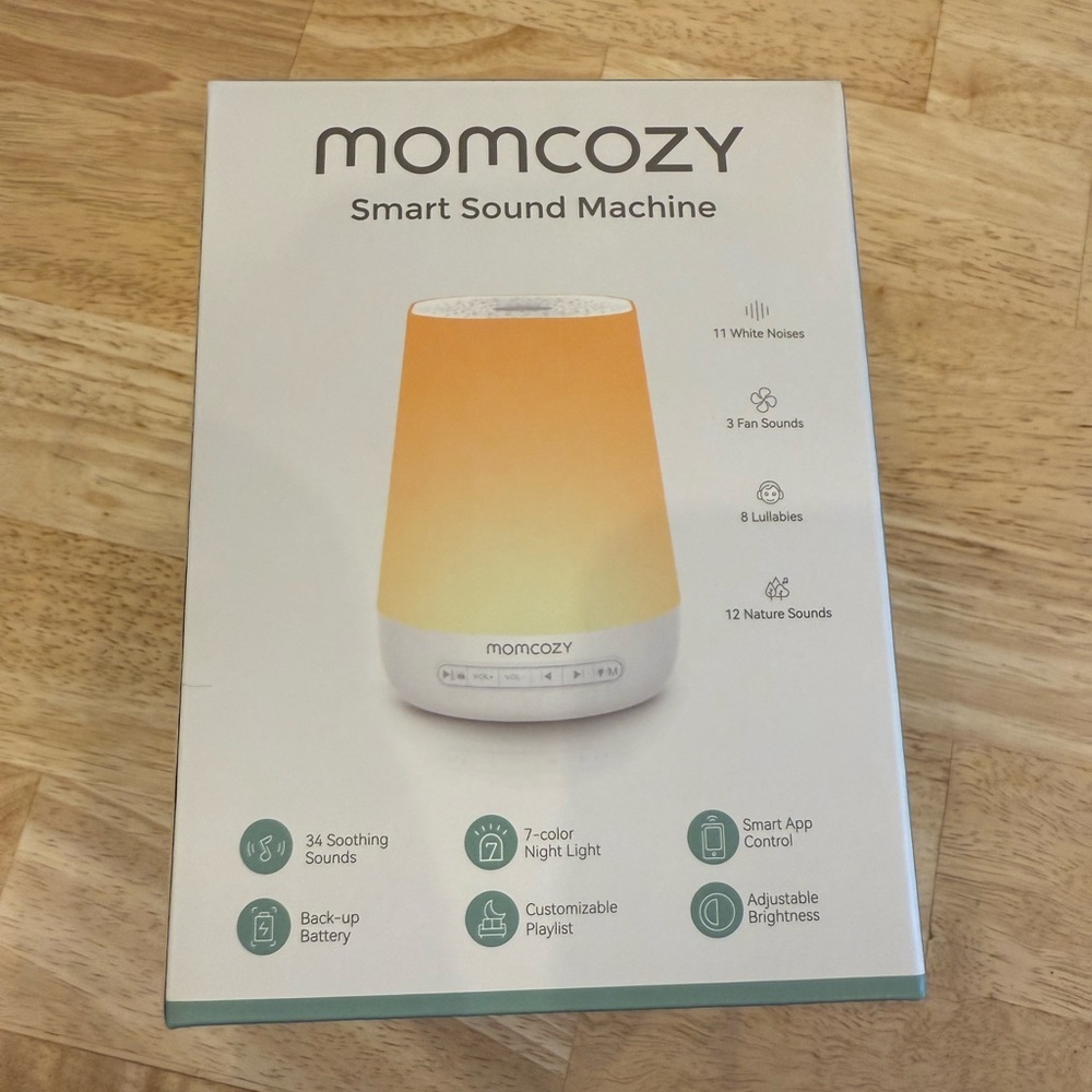 Momcozy Smart Sound Machine with Night Light